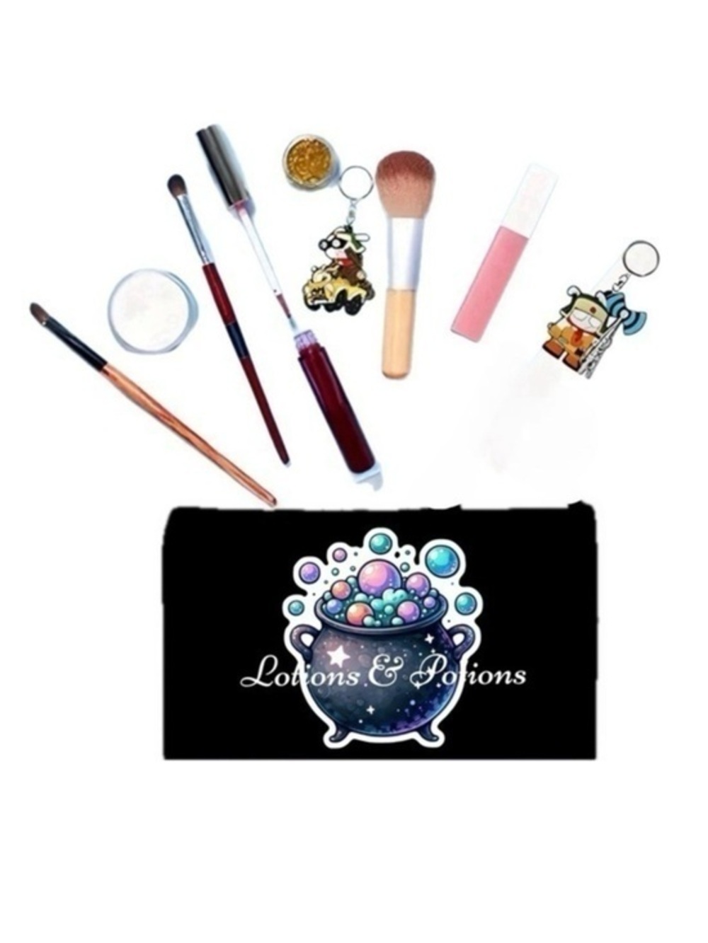 The Blind Medium | Black Canvas Cosmetics Makeup Pouch Bag  Lotions & Potions